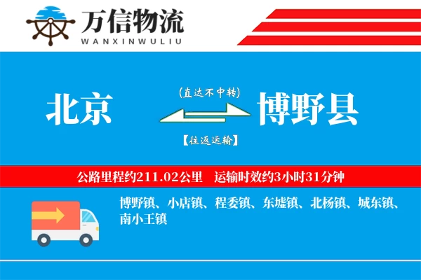 北京到博野县物流公司
