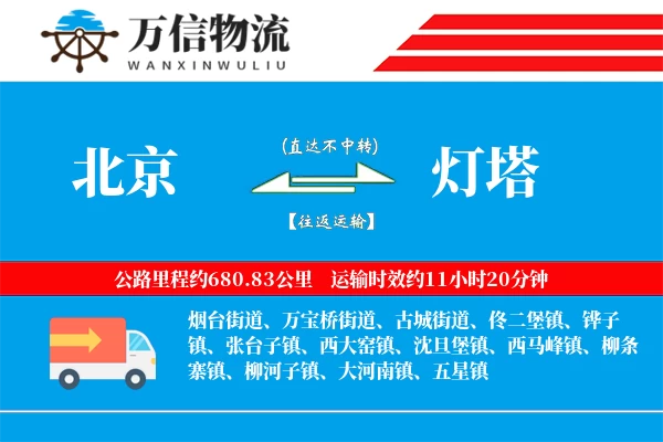北京到灯塔物流公司
