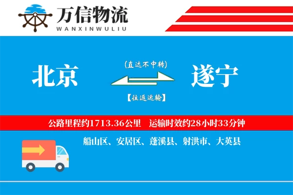 北京到遂宁物流公司
