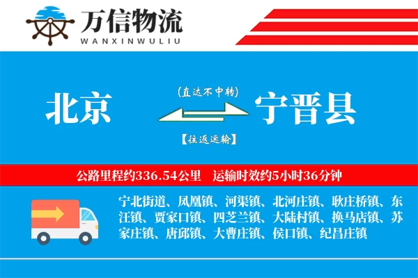 北京到宁晋县物流公司